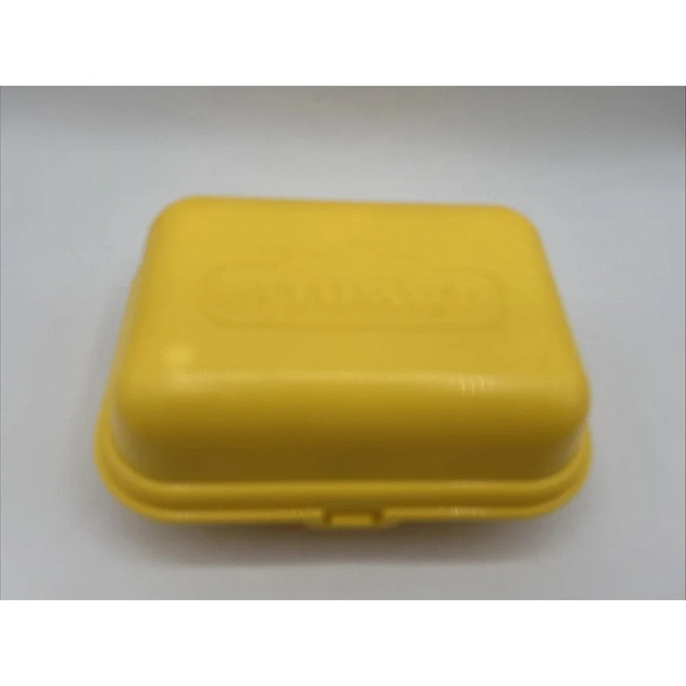 Vintage 1993 Tomy Egg Chick Sorting Matching Toy Hide N Squeak Egg Yellow Carton